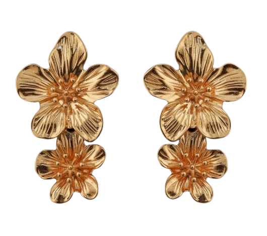 Brincos Femininos Margarida em Camadas