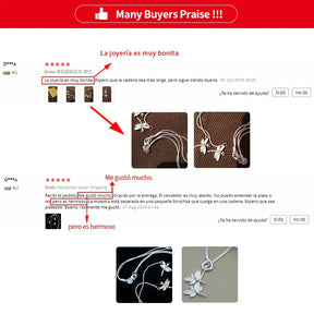 Colar DOTEFFIL com Duas Libélulas em Prata 925