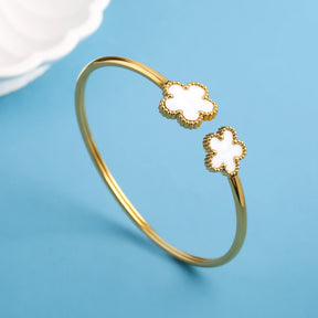 Bracelete Luxuoso Unissex Five-Leaf Flower