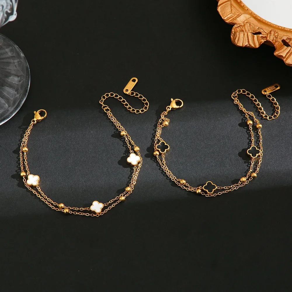 Bracelete Coreano Minimalista Double-Sided