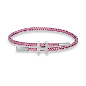 Bracelete de Cordão em H